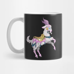 Milk Eyed carousel goat Mug